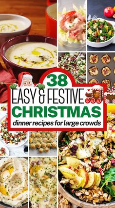 Christmas Dinner For A Large Group, Friends Christmas Dinner Ideas, Christmas Family Dinner Ideas, Best Christmas Recipes Dinners, Christmas Supper Ideas, Christmas Dinner Table Food, Traditional Christmas Dinner Recipes, Non Traditional Christmas Dinner, Dinner Recipes To Impress