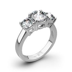 3-Stone Diamond Engagement Ring | 632 3 Diamond Engagement Rings, 3 Stone Engagement Ring, 3 Stone Engagement Rings, 3 Stone Rings, Three Stone Diamond, Ring Ideas, Stone Engagement Ring, Diamond Settings, Stone Engagement