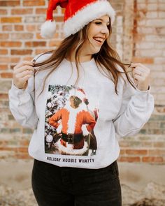 GRINCH FANS!!! Seriously our favorite holiday graphic to date!! Such a fun little sweatshirt! True to size unisex fit Ken wearing large 50 Off Sale, Favorite Holiday, Grinch, Women's Top