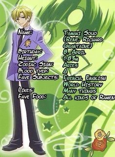 an anime character standing in front of a green background with the names of his characters