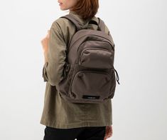 A compact backpack made with eco-friendly materials. Compact Backpack, Heritage Backpack, Herschel Heritage Backpack, Herschel, Jet Black, Laptop Sleeve, Laptop Sleeves, Travel Bags, Cocoa