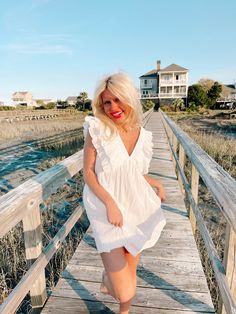 White Heart Flutter Graduation Dress | Sassy Shortcake Flowy V-neck Dress With Flutter Sleeves For Brunch, Summer V-neck Ruffle Dress For Brunch, Flowy V-neck Dress With Ruffles For Summer, Chic Flutter Sleeve Dress For Garden Party, White V-neck Ruffle Dress, Feminine Flutter Sleeve Mini Dress With Ruffles, Spring Wedding V-neck Dress With Ruffles, Flowy Feminine Dress With Ruffle Sleeves, Feminine Flowy Dress With Ruffle Sleeves