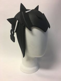 DIGITAL ITEM (PDF file): Purchase includes a digital pattern that can be used to create the Female Barioth Headdress Armor from Monster Hunter: Generations. Pattern was made to be used on EVA foam (sizes are specified in the pattern), but can be used for thermoplastics as well.PDF content: 5x 8.5" x 11" pages: 1:1 scale templates of all parts and simplified assembly instruction. All elements are labeled, marked and basic visual reference guide is provided. Also includes reference on how to attac Black Fantasy Costume Accessories For Larp, Black Fitted Fantasy Costume Hats And Headpieces, Black Fandom Cosplay Costume, Black Costume Hats For Cosplay And Themed Events, Black Costume Hats And Headpieces For Masquerade And Cosplay, Themed Costume Hats And Headpieces For Cosplay, Black Cyberpunk Cosplay Costume For Larp, Black Fandom Cosplay Costume For Costume Party, Black Fantasy Costume Accessories For Themed Events