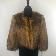 Nwt Faux Fur Crop Jacket By Inc International Concepts. Thick And Luxurious Feeling. Size Medium. Approximate Measurements: Armpit To Armpit: 20 In Shoulder To Shoulder: 16 In Armpit To Sleeve Hem: 11.5 In Shoulder To Sleeve Hem: 18 In Collar To Hemline: 16.5 In Party Faux Fur Outerwear In Mink, Fall Party Outerwear In Mink Color, Brown Party Outerwear For Spring, Faux Fur Outerwear For Fall Party, Brown Fall Party Outerwear, Green Velvet Jacket, Black Winter Jacket, Faux Leather Motorcycle Jacket, Womens Moto Jacket