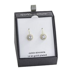 Included: 1 Pair of EarringsFeatures: Nickel FreeEarring Back: French WireShape: RoundStone Cut: RoundMetal Color: Gold ToneEarring Length: 15mmEarring Width: 11mmCare: Wipe CleanStone Type: 32 Cubic Zirconia, 2 CrystalEarrings Style: Drop EarringsMetal: 14k Gold Over BrassCountry of Origin: Imported Elegant Gold Cluster Halo Earrings, Gold Halo Earrings For Party, Gold Halo Earrings Perfect As A Gift, Gold Halo Earrings Perfect For Gifts, Gold Halo Earrings For Gift, Earrings Drop, Cubic Zirconia, Gold Plate, Plating