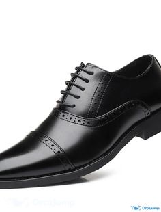 OrcaJump - Mens Casual Classic Oxford Shoes for Daily Office Wear, Black Brown PU Spring Summer Summer Black, Mens Oxfords, Mens Casual, Office Wear, Wearing Black, Black And Brown, Oxford Shoes, Shoes Mens, Men's Shoes