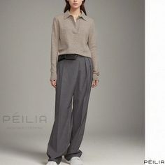 Peilia - Premium Oversized Knit Sweater for a Relaxed and Sophisticated Look in Solid Colors, Crafted with Fine Wool for an Effortless Style Oversized Pullover Sweaters, Casual Outerwear, Workout Attire, Oversized Knitted Sweaters, Oversize Knit, Oversized Pullover, Cotton Cardigan, Merino Wool Sweater, Chiffon Shirt