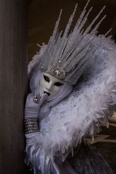 Venetian Carnival: Venetian Masks, White Mask, Venetian Mask