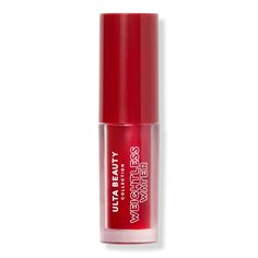 For fresh-picked, natural finish lips. Ulta Beauty Collection's Weightless Water Lip Stain is a quick-dry stain that wears beautifully and hugs lips like a kiss of cool water. Multi-tasker alert: She can be used as a cheeky blush stain too! Packaging may vary, same formula you love. Water Lip Stain, Aloe Vera Powder, Cherry Lips, Green Tea Extract, Cherry Pie, Lip Stain, A Kiss, Beauty Collection, Ulta Beauty