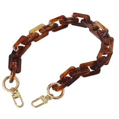 PRICES MAY VARY. Premium Quality: Purse chain strap is made of good quality resin material with tortoise shell pattern, smooth surface, never fade, durable enough Size(Approx.): Total resin chain length: 45cm/17.7 inch. Please check the size carefully before purchasing There are two types of buckles at both ends of the chain, you can choose according to your needs, both of the buckles are easy to open and close, quick installation and remove Vintage style replacement strap for DIY bag, such as h Nyc Outfit Ideas, Nyc Outfits, Purse Hardware, Shell Pattern, Purse Strap, Handbag Straps, Diy Accessories, Cross Body Bag, Tortoise Shell