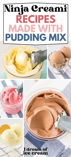 ice cream recipe made with puddinging mix