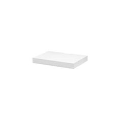 a white box sitting on top of a table