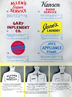 an advertisement for the allen's super service company