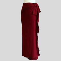 Long wrap skirt | Canada organic summer clothing | Shop maxi skirts for women Romani Skirt, Romani Skirts, Long Wrap Skirt Outfit, Wrap Skirt Outfit, Red Long Skirt, Maxi Wrap Skirt, Natural Fiber Clothing, Long Wrap Skirt, Dinner Dress Classy