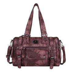 PRICES MAY VARY. 💯[Material]-This stylish multi pocket satchel handbag is made from high-quality eco-friendly vegan leather which is washed with a special technique to make it ultra-soft, durable, and easy to clean. Just wipe with a damp cloth to keep this bag looking new. It has a classic silver hardware and top zipper closure that makes it easy to grab things inside your bag. 🎀[Dimension]-The size of our Hobo bags are 16.1"x4.3"x11.0"(40.6*11*27.9)cm. Removable shoulder strap drops: 23.2" (5 Crossbody Travel Bag, Handbags Hobo, Soft Leather Purse, Crossbody Bags For Travel, Vintage Shoulder Bag, Purses For Women, Hobo Bags, Hobo Handbags, Satchel Handbags