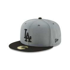 Los Angeles Dodgers Storm Gray Basic 59FIFTY Fitted Hat Chicago Cubs World Series, Dodgers Logo, Sports Meet, New Era Fitted, New Era Cap, New Era 59fifty, Oakland Athletics, Fitted Caps, Los Angeles Dodgers