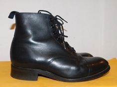 MARK McNAIRY BLACK MADE IN ENGLAND LACE UP LEATHER BOOTS SIZE U.K. 8.5/U.S. 9. | eBay Mark Mcnairy, Lace Up Leather Boots, Leather Boots, Black Color, I Can, England, Lace Up, Boots, Lace