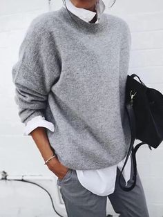 Pull Oversize, Winter Pullover, Comfortable Sweater, Classic Sweater, Estilo Chic, Cashmere Jumper, Sweater Collection, Long Pullover, Warm Sweaters