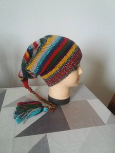 Women Knit Hat, Women Winter Hat, Boho Knit Hat, Bohemian Hat, Funny Winter Beanie, Women Beanie, Knit Beanie, Multicolor Elf Beanie by DandelionWoolDesign on Etsy Hand Knitted Crochet Hat For Winter Festivals, Casual Multicolor Handwoven Crochet Hat, Warm Beanie Hats For Festivals, Adjustable Bohemian Beanie Cap, Multicolor Hand Knitted Crochet Hat For Festival, Multicolor Hand-knitted Crochet Hat For Festivals, Multicolor Hand-knitted Bohemian Crochet Hat, Bohemian Multicolor Handmade Crochet Hat, Colorful Bohemian Crochet Hat