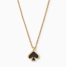 Nwt Kate Spade Everyday Spade Enamel Mini Pendant Details Enamel Necklace With Lobster Claw Closure Dust Bag Included Imported Orange Statement Necklace, Ivory Necklace, Gold Tassel Necklace, Gold Collar Necklace, Kate Spade Necklace, Gift Inspo, Daughters Room, Nail Jewelry, Enamel Necklaces