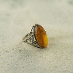 All our items have been handmade with love and care more than 35 years ago by our family member - uncle Alfreds Holsts. After he passed away we became a continuation of his work. For the time being we are introducing you with his works, but in the future we have a dream to make our jewerly designs using the amber which Alfred acquired in his lifetime. The amber that has been used making these rings, pendants, earrings and bracelets comes from the coast of the Baltic Sea (from 40,000,000 to 60,00 Amber Christmas, Jewerly Designs, Amber Ring, Amber Jewelry, Baltic Sea, Rings For Her, Baltic Amber, Ring Vintage, Schmuck Design