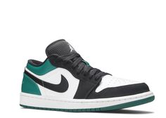 Air Jordan 1 Low 'Mystic Green' - Air Jordan - 553558 113 - white/black-mystic green | Flight Club Jordan 1 Low Mystic Green, Nike Air Jordan 1 Low, Flight Club, Nike Air Jordan 1, Air Jordan 1 Low, Jordan 1 Low, Latest Shoes, Air Jordan 1, Nike Air Force Sneaker