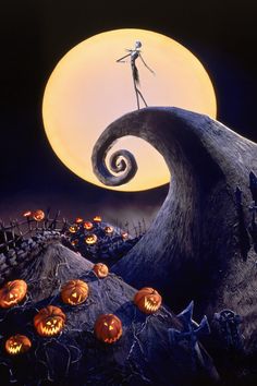 the nightmare before christmas poster from disney's animated film, timon's nightmares