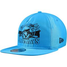 Sometimes you want an outfit that offers a bit of vintage flair to let others know you're a long-time sports fan. Show everyone that you're a storied Toronto Blue Jays fan anytime you don this snapback hat from New Era. It has a vibrant neon colorway and is finished with striking Toronto Blue Jays graphics, ensuring your love for the squad is shown loud and proud.Sometimes you want an outfit that offers a bit of vintage flair to let others know you're a long-time sports fan. Show everyone that you're a storied Toronto Blue Jays fan anytime you don this snapback hat from New Era. It has a vibrant neon colorway and is finished with striking Toronto Blue Jays graphics, ensuring your love for the squad is shown loud and proud.PRODUCT FEATURESStructured fitHigh CrownBrand: New EraWoven clip tag Blue Fitted Hat For Baseball Season, Retro Blue Baseball Hat, Throwback Blue Baseball Season Hats, Blue Retro Sports Hat, Blue Collegiate Fitted Hat For Streetwear, Retro Baseball Season Fan Merchandise Hats, Blue Flat Bill Snapback Hat For Game Day, Blue Throwback Snapback Baseball Cap, Throwback Blue Hat With Curved Brim