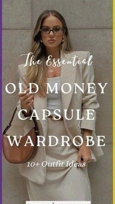 Summer Quiet Luxury Outfits, Old Money Capsule Wardrobe, Look Old Money, Old Money Outfit Ideas, Outfits Timeless, Barcelona Trip, Simple Blouses, Smart Outfits, Wardrobe Challenge