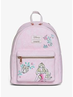 Sketch Mini Backpack. Condition is "New with tags". Shipped with USPS Priority Mail. No Returns Walk with this mini backpack once upon a dream! From Disney's Sleeping Beauty and featuring a pink Aurora sketch design with birds and flowers. Adjustable straps. 9 3/4" x 4 3/4" x 10 1/2" Polyurethane; metal Spot clean only Imported Shipping Disney Style Backpack With Zipper Closure, Daily Use Disney Backpack, Disney Backpack For Daily Use, Disney Backpack With Adjustable Strap, Aurora Sketch, Sketch Mini, Disney Princess Backpack, Disney Bags Backpacks, Princess Backpack