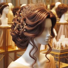 Wedding Hairstyles On Black Hair, Dramatic Hairstyles, Royal Hair, Medieval Hairstyles, Bridal Hair Buns, Long Hair Wedding Styles