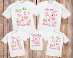 Flamingo Themed Party, Birthday Baby Girl, Race Car Birthday Party, Flamingo Theme, Outfit Baby Girl, Personalized Birthday Shirts, 1st Birthday Shirts, Flamingo Shirt, Flamingo Birthday