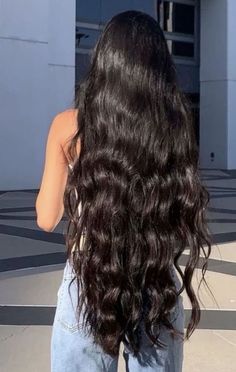 Long and Thick Hair Subliminal Audio With Potent Booster 30 Minutes, 528hz Frequency Potent Hynosis 24 Hour Results LOA - Etsy South Africa Black Wavy Hair, Long Shiny Hair, Long Silky Hair, Long Healthy Hair, Long Hair Pictures, Really Long Hair, Long Dark Hair, 짧은 머리, Long Black Hair