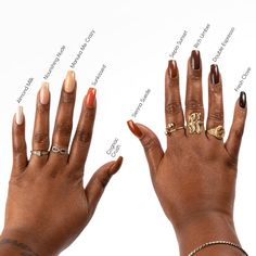 Nude Nail Colors For Brown Skin, Nail Polish For Dark Skin Tone, Classy Nail Colors, Nude Nail Polish For Dark Skin, Dark Skin Manicure, Dark Skin Nail Polish, Best Toe Nail Color, Dark Skin Nail Color, Orly Breathable