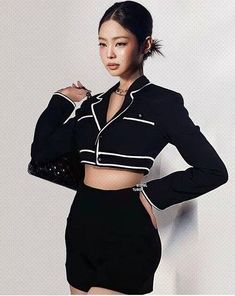 Jennie Calvin Klein, Beautiful Photoshoot Ideas, Looks Black, Causual Outfits, Kpop Fashion Outfits, Kpop Outfits