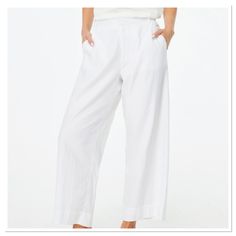 Rabbit White, Roller Rabbit, Crop Pants, Cotton Silk, Cropped Pants, Leg Pants, Wide Leg Pants, Pant Jumpsuit, Wide Leg