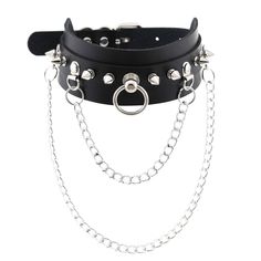 Goth Diy, Estilo Harajuku, Oc Outfits, Pentagram Necklace, Gothic Chokers, Diy Collier, Leather Choker Necklace, Christmas Clothes, Black Choker Necklace