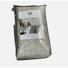 the hotel collection luxury bedding set is in its packaging bag and it's ready to be shipped