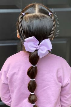 Hair Styles For Picture Day For Kids, Big Bow Hairstyle For Kids, Kids Picture Day Hairstyles, Cute Hairstyles For Kids Easy, Easy Hairstyles For School Kids, Hairstyles For Kindergarteners, Preschool Hairstyles, School Hairstyles For Kids, Hairstyles For School Kids