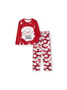 Celebrate Christmas in style with our matching family pajamas! Our pajamas are not only soft and comfortable, but also festive and fun, making them the perfect addition to your family holiday traditions.
* Please add each size separately to your shopping cart
* Each size includes 1 set (1 top+1 bottom), or 1 romper, or 1 pet bandana
* For children's safety, pajamas should be snug-fitting or flame-resistant. These kids' and babies' pajamas are flame-resistant.
* Pants have drawstring and pockets
* Festive design with Santa Claus pattern 
* Round neckline 
* Long sleeves
* Suitable for home, leisure and Christmas
* Moderate length
* Imported from a reliable supplier Matching Pajama Set, Matching Pajama, Matching Christmas Pajamas, Christmas Pajama Set, Matching Sweaters, Kimono Pattern, Matching Family Pajamas, Festive Design, Matching Pajamas