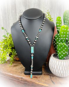 Bandit Lariat Necklace - Turquoise Lead & Nickel Compliant Comes with matching earrings Earrings about 1.25"L Adjustable Turquoise Lariat Necklace, Adjustable Beaded Lariat Turquoise Necklace, Adjustable Beaded Turquoise Lariat Necklace, Southwestern Style Turquoise Dangle Necklace, Southwestern Adjustable Lariat Turquoise Necklace, Adjustable Southwestern Turquoise Lariat Necklace, Southwestern Adjustable Turquoise Lariat Necklace, Southwestern Lariat Turquoise Necklace, Silver Southwestern Lariat Necklace As Gift