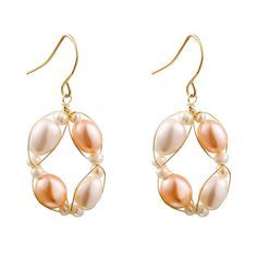 * Buy 2 sets of women’s pearl earrings and receive a free jewelry organizer * Buy more than 2 sets of women’s pearl earrings to receive a $10 discount and a free mirror jewelry organizer Vintage Pearl Earrings Take a look at our beautiful pearl earring design. These pearl drop earrings have been designed by a nature-originated jewelry designer and are made with faux pearls to give you an affordable and vintage style. Made with shell pearls and silver pins, these pearl earrings are easy to care f Elegant Pearl Wire Wrapped Hoop Earrings, Elegant Wire Wrapped Drop Hoop Earrings, Wire Wrapped Pearl Teardrop Earrings, Handmade Pearl Jewelry, Pearl Earrings Designs, Real Pearl Earrings, Mirror Jewelry, Free Mirror, Mother Of Pearl Jewelry