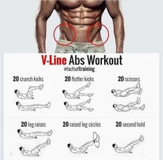 an image of a man's abs workout plan on the app, which shows how to