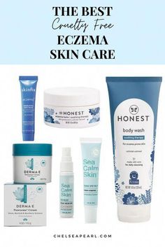 Here are the very best cruelty free eczema skin care products including spot treatments, moisturizers, body wash, hand creams, and more. Home Remedy For Acne, Remedy For Acne, Face Balm, Face Care Routine, Skincare Inspiration, Home Remedies For Acne, Free Skincare, Hand Creams, Dry Skin Patches