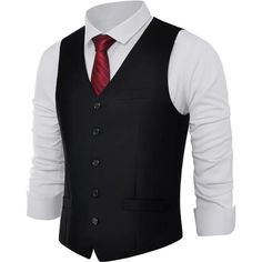 Material: 80% Polyester, 20% Rayon For The Fabric. 100% Polyester For The Lining. Design: This Single-Breasted Suit Vest Is Decorated With V-Neck, 5 Buttons, Adjustable Back Strap And 3 Pockets, 2 Front Pockets, 1 Chest Pocket. Feature: Great Match With Your Shirt, Necktie, Bow Tie, Coat, Jacket, Leather Shoes, Suit Or Tuxedo. It's The Ideal Garment To Match Any Outfit While Showing Off Your Gentlemanly Style. Occasions: Suitable For Most Formal Or Informal Occasions, Such As Wedding, Banquet, D Mens Puffer Vest, Camo Vest, Ralph Lauren Fleece, Sweater Vest Mens, Mens Suit Vest, Sleeveless Sweater Vest, Gatsby Party, Wedding Banquet, Men's Suit