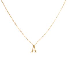 Simple, classic, gold. Everyone needs an initial necklace! This classic style pairs well with just about anything. Wear it by itself or layer it with other styles to really elevate & personalize your look. Made with 925 recycled sterling silver and plated with fine 14k gold for a brilliant shine and luxurious feel. We finish all of our sterling silver jewelry with a specialized coating to help prevent tarnishing and add longevity to your favorite piece. Our chains measure 16" with a 3" extender Classic Name Necklace With Initial Pendant And Delicate Chain, Elegant Monogram Charm Necklaces For Everyday, Classic Gold Initial Necklace For Formal Occasions, Elegant Monogram Charm Necklace For Everyday, Classic Formal Initial Necklace, Elegant Everyday Monogram Charm Necklace, Classic Gold Initial Necklace With Delicate Chain, Gold Classic Initial Necklace With Delicate Chain, Classic Yellow Gold Initial Necklace