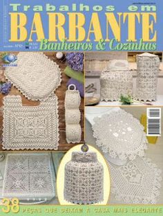 the cover of a magazine with crocheted items