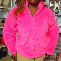 New Vs Cozy Fleece Zip Pullover Jacket Sherpa Pink Vs Size S Cozy Long Sleeve Fleece Jacket, Trendy Fleece Jacket For Cold Weather, Trendy Pink Fleece Outerwear, Trendy Fleece Outerwear With Cozy Fit, Cozy Winter Fleece Jacket For Loungewear, Trendy Cozy Fit Fleece Outerwear, Cozy Long Sleeve Fleece Jacket For Cold Weather, Cozy Fit Long Sleeve Fleece Jacket For Cold Weather, Cozy Fit Fleece Jacket For Loungewear