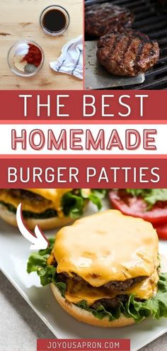 the best homemade burger patties recipe is here