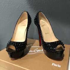 Like Brand New. Purchased For $1,350 Plus Tax. Comes With Original Box And Dust Bags. Worn 3 Times. Louboutin Shoes, Christian Louboutin Shoes, Open Toe, Christian Louboutin, Original Box, Dust Bag, Women Shoes, Brand New, Heels